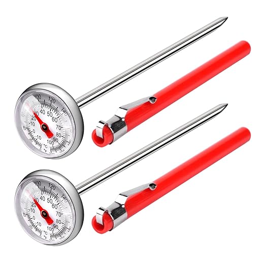 2 PCS Meat Thermometer for Grilling, Food Thermometer for Cooking, Meat by Hawgiman