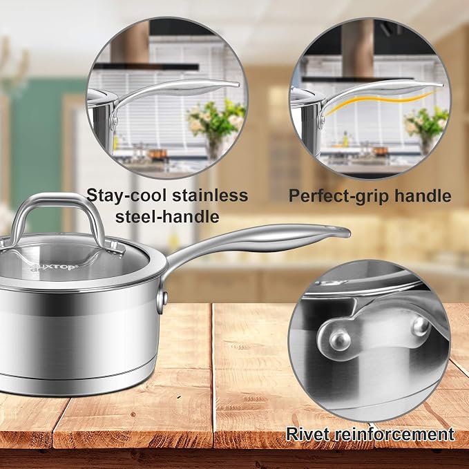 Duxtop Professional Stainless Steel Sauce Pan - Image 3