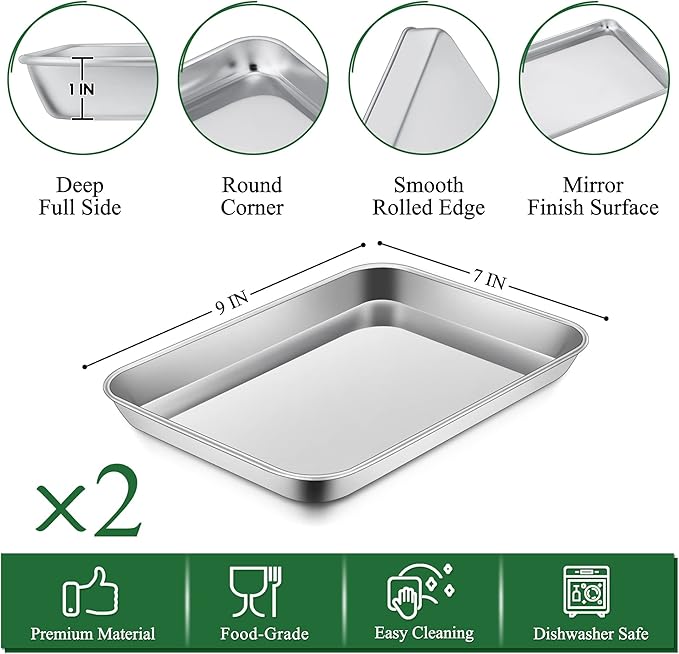 P&P CHEF 9 Inch Toaster Oven Pan - Image 2