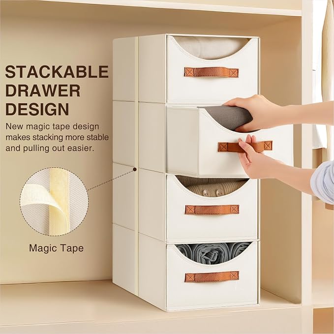 Homsorout Stackable Storage Drawers - Image 5