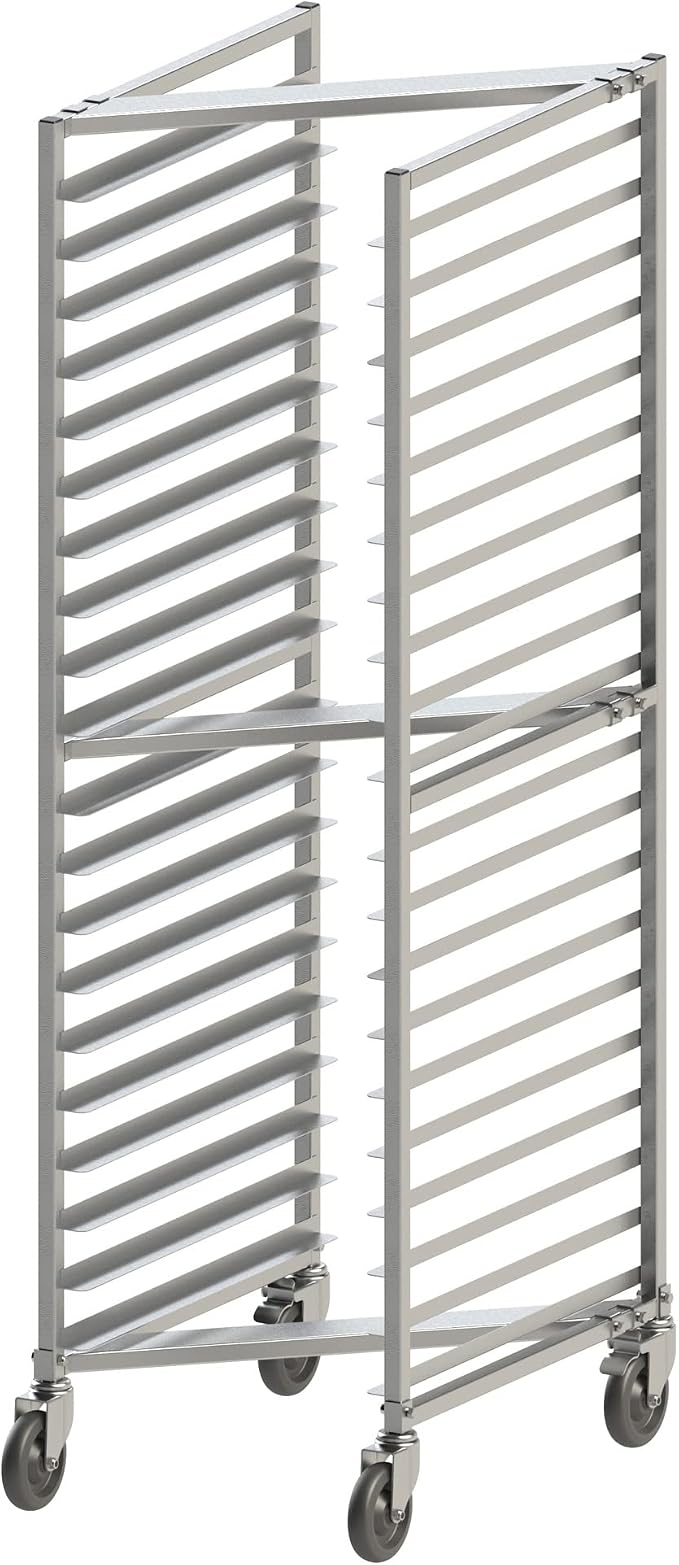Winco Aluminum Sheet Pan/Bun Rack, Nesting Style, 20 Tier by Winco