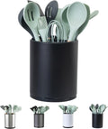 LIBODOUR Kitchen Utensil Holder Extra Large 360°Rotating by ModernandFarmhouseUtensilHolder