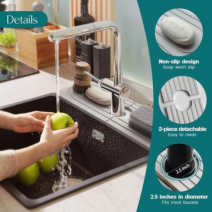 eormoe Faucet Mat for Kitchen Sink - Image 8
