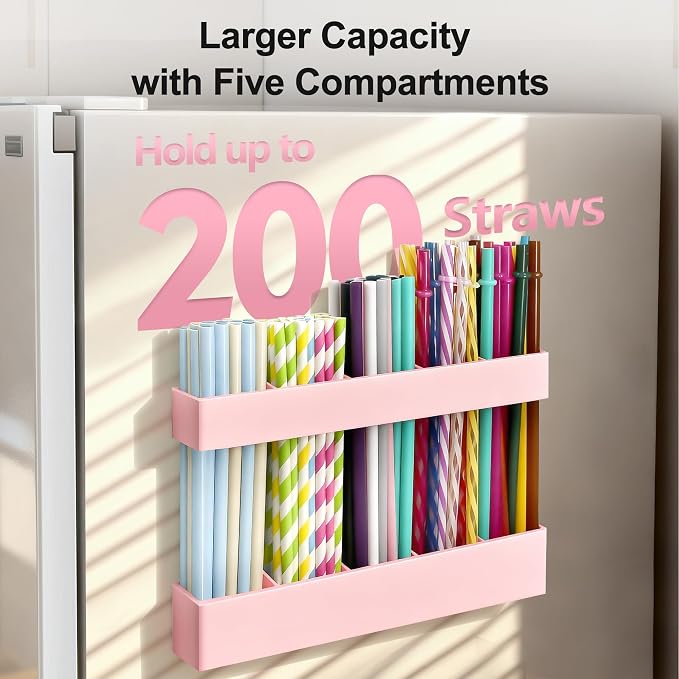 9.5” Large Acrylic Straw Holder - Image 3