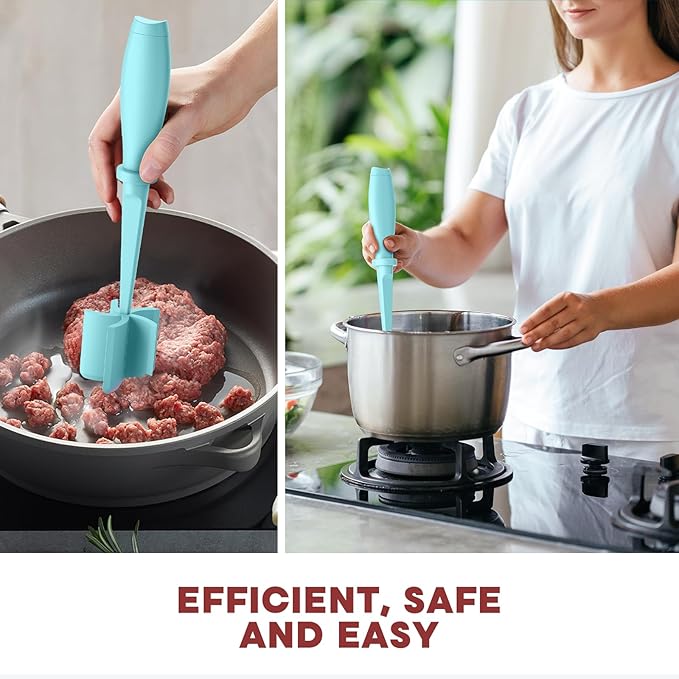 2 Pcs Meat Chopper, Upgrade Hamburger Grinder, Premium Heat Resistant Meat - Image 6