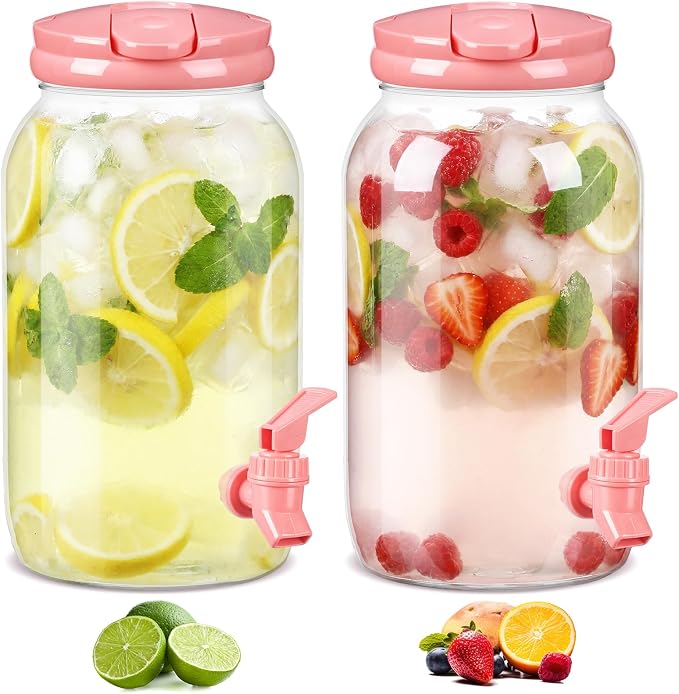 Havawish 2 Pcs 1 Gallon Plastic Beverage Dispenser by Havawish