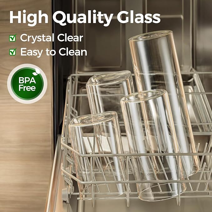 ComSaf Glass Spaghetti Pasta Storage Containers - Image 4