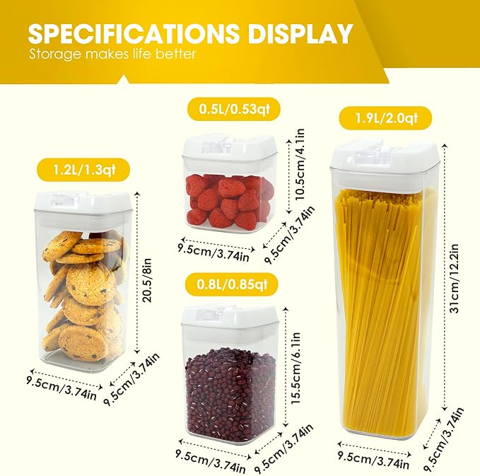 Airtight Food Storage Containers - Image 2