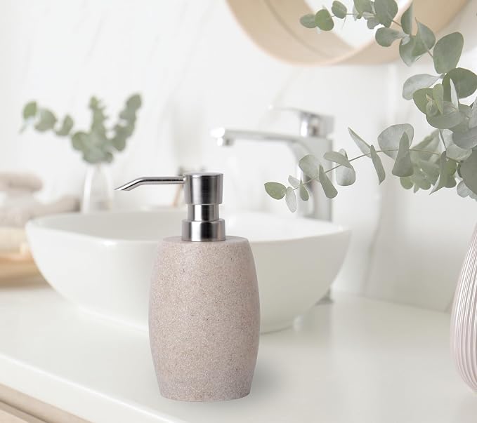 Clasin Home Sandstone Textured Resin Soap Dispenser - Image 7