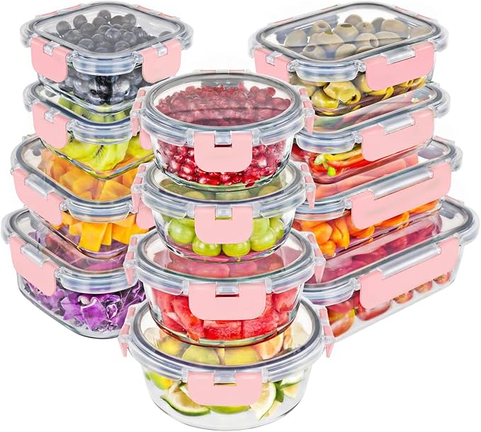 Magic Mill Premium Borosilicate Glass Food Storage Containers by magicmill