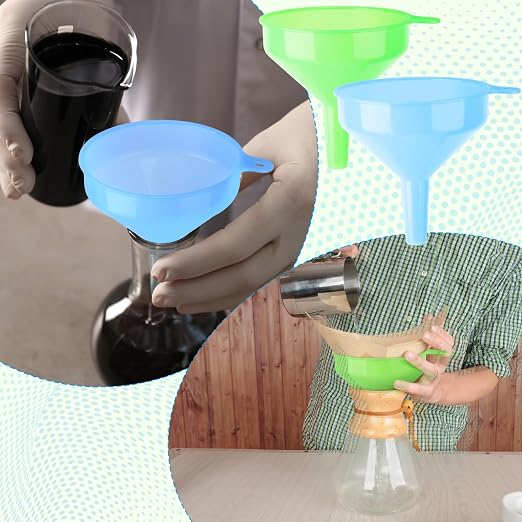 Honeydak 24 Pcs Plastic Funnels 4.7 Inch Wide Mouth Multi-Purpose Funnels - Image 6