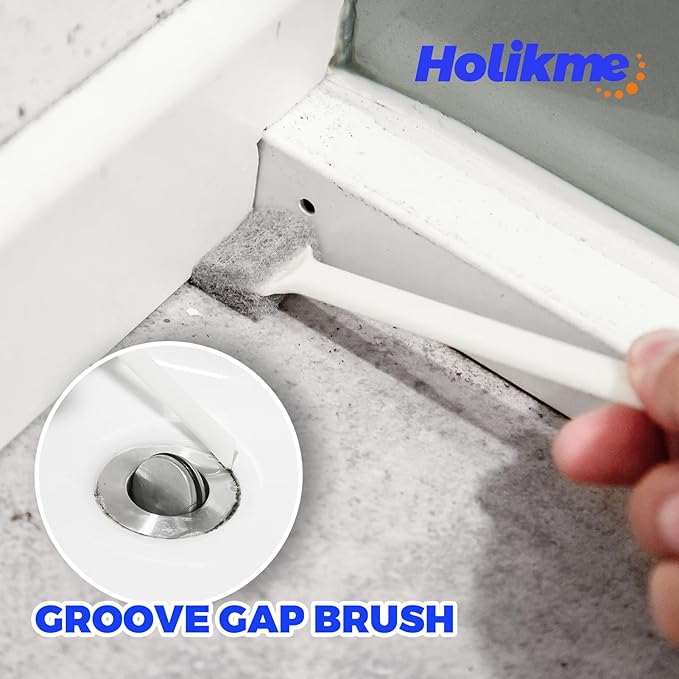 Holikme 6 Pack Dish Brush with Handle Kitchen Cleaning Brush Set - Image 5