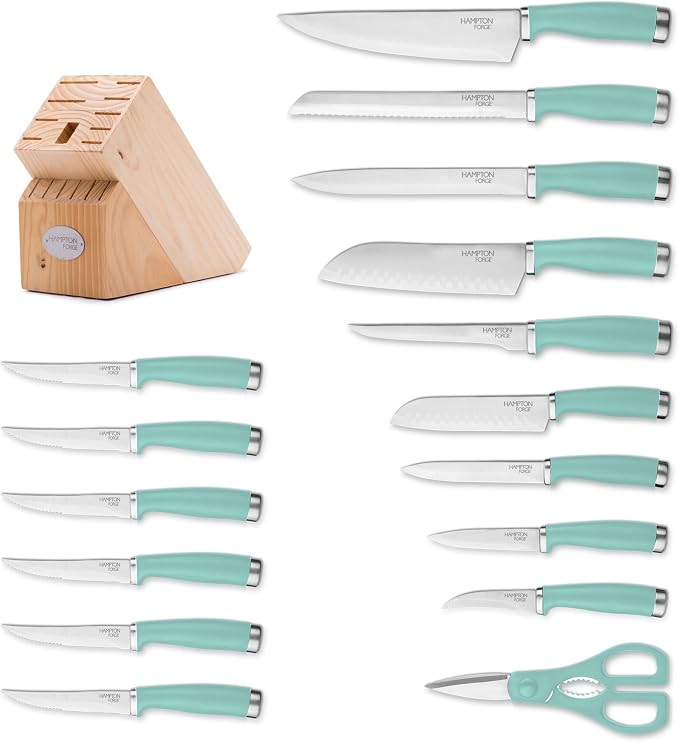 Hampton Forge EpicurePistachio–17Piece BlockSet - Image 2