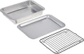 Nordic Ware Naturals 3 Piece Compact Pan Set, Toaster Oven, Counter Ovens by NordicWare