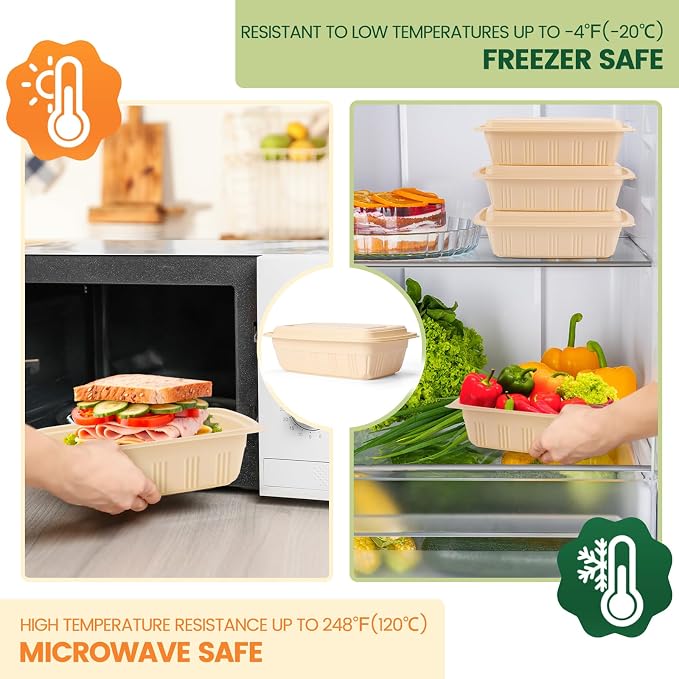 100 Piece Meal Prep Containers - Image 5
