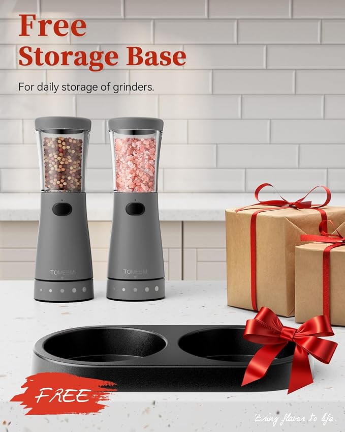 Electric Salt and Pepper Grinder Set - Image 9