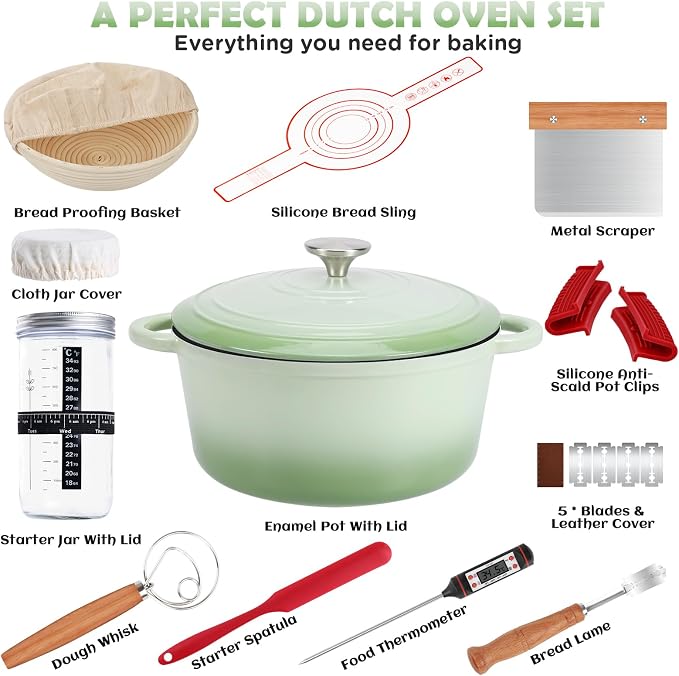Enameled Cast Iron Dutch Oven Pot - Image 2