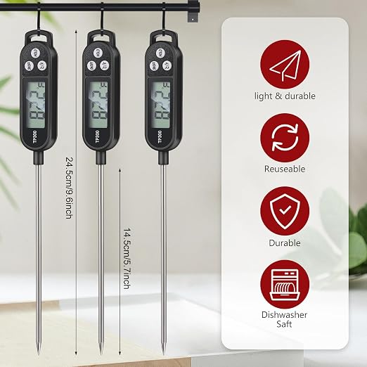 Copkim 6 Pcs Instant Read Meat Thermometer - Image 2