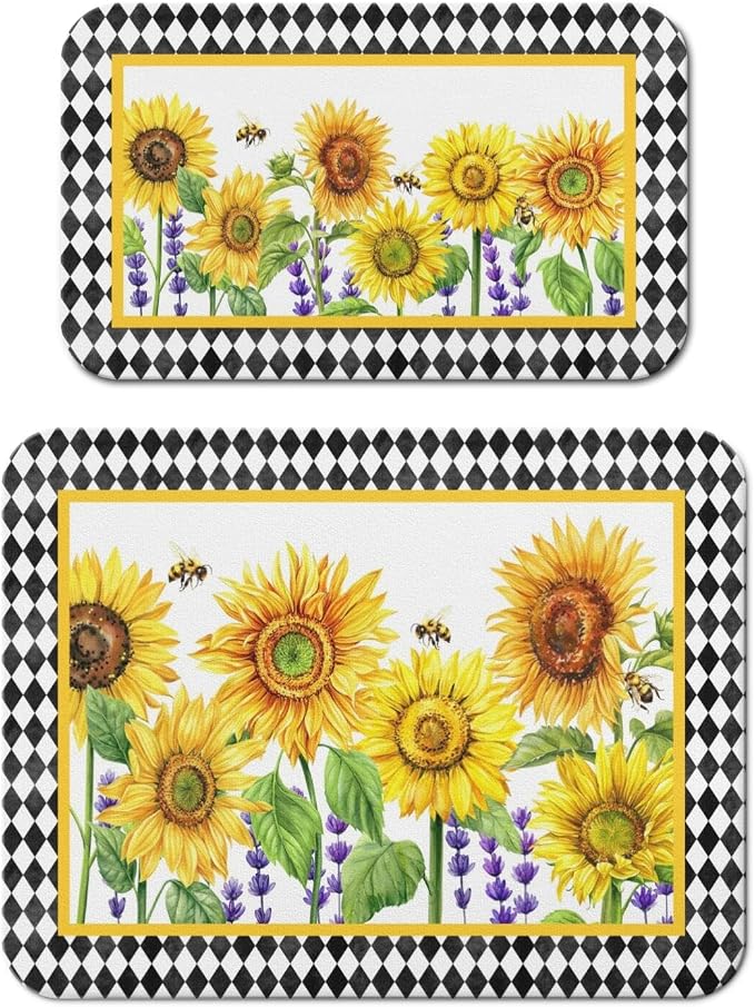 Dish Drying Mat for Kitchen Counter 2 Pack by Unknown