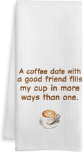 Friend and Coffee Kitchen Towels, Gifts by Unknown