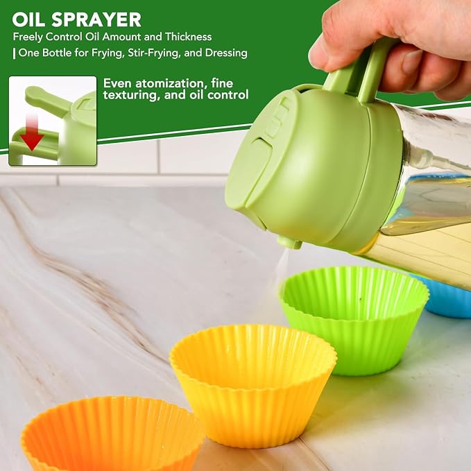 16oz/470ml Glass Olive Oil Sprayer - Image 9