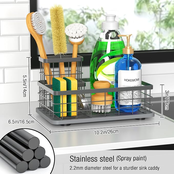 Kitchen Sink Caddy Organizer, Sponge Holder - Image 4