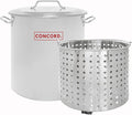 CONCORD Stainless Steel Stock Pot w/Steamer Basket. Cookware great by ConcordCookware