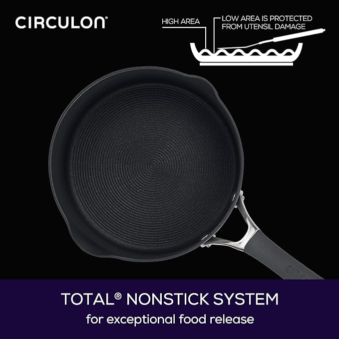 Circulon Radiance Hard-Anodized Nonstick Saucepan, Durable Nonstick Cookware - Image 5