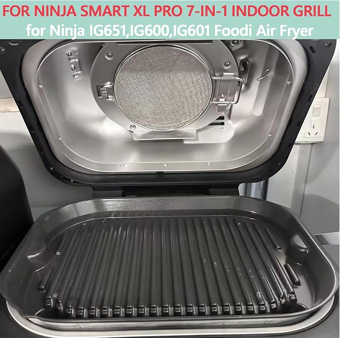 2 Packs Splatter Shield for Ninja IG651 IG600 IG601 Foodi Air Fryer Accessories - Image 3