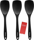 Upgrade Silicone Spatula Spoon Set, VOVOLY Heat Resistant Rubber Spoonula by VOVOLY