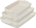 Pyrex 3-Piece Ceramic Bakeware Set, Nonstick Casserole Dish by Pyrex