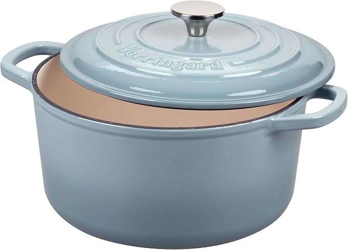 VORRINGARD Enameled Cast Iron Dutch Oven Pot - Image 4