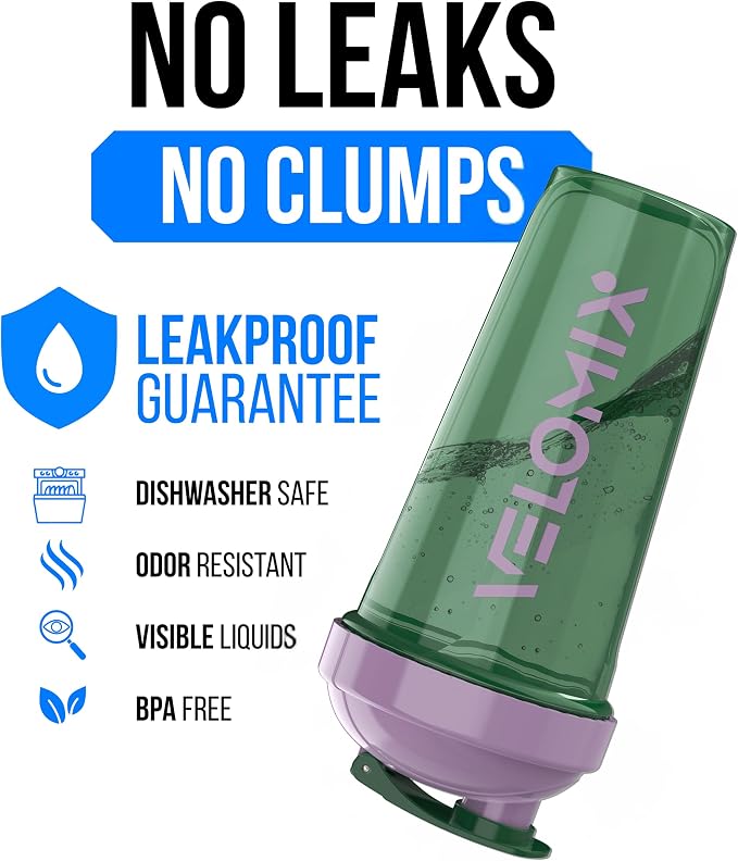VELOMIX -2 Pack- 28 oz Protein Shaker Bottles - Image 3