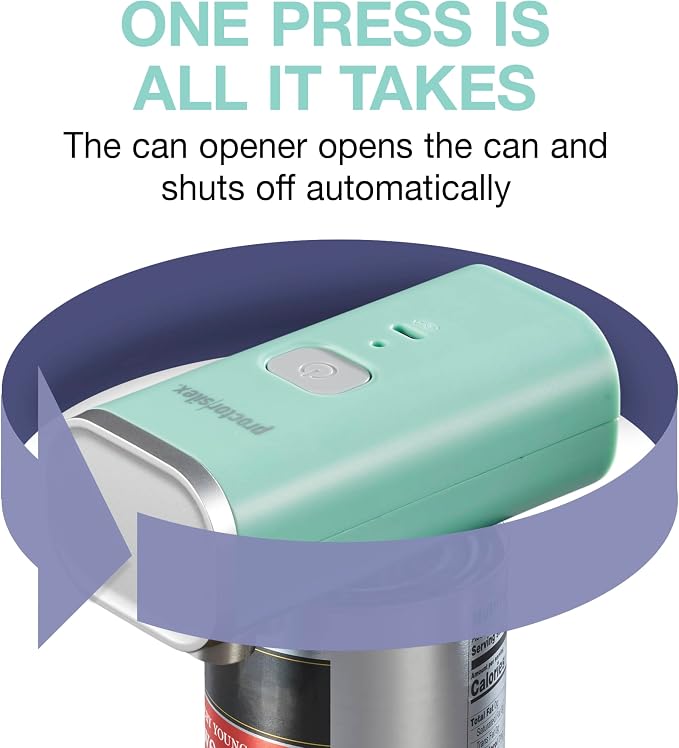Proctor Silex Automatic Electric Can Opener, Hands Free Cordless Operation & - Image 3