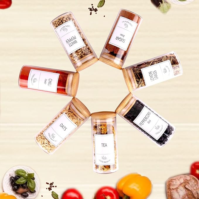 Churboro 30 Pcs Spice Jars - Image 5