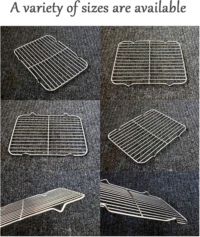 Grilling Rack Heavy Duty Wire Grate Oven Roasting Rack 5.3 x 8.75 inch - Image 2