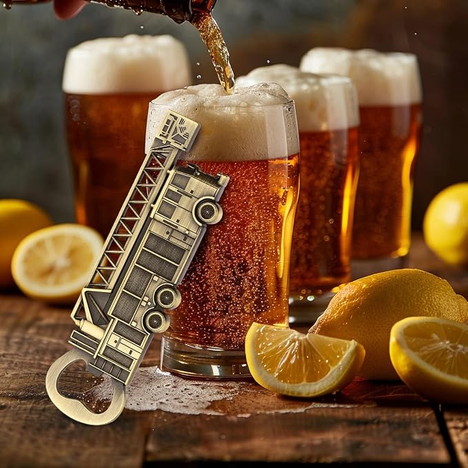 Fire Truck Bottle Opener – Firefighter Gifts - Image 3