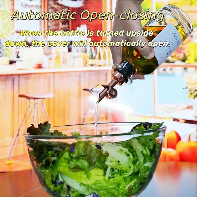 Olive Oil Dispenser Spout, Weighted Liquor Pour Spout, Syrup Dispenser Spout - Image 5