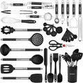 Kitchen Utensils Set-Silicone Cooking Utensils-32 pcs Non-Stick Silicone by BESTZMWK