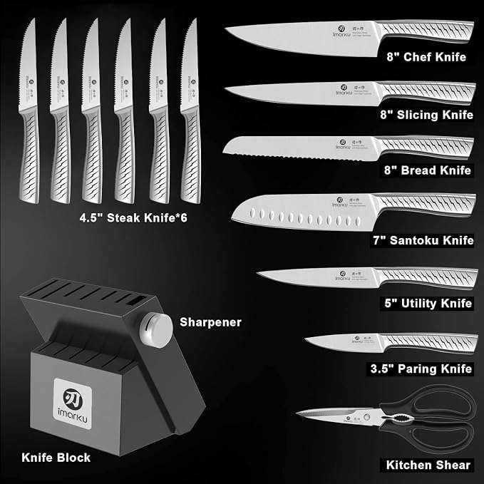 imarku® Knife Set, 14-Piece Knife Sets - Image 2