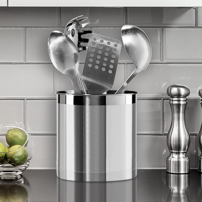 Oggi Stainless Steel Jumbo Utensil Holder - Image 6