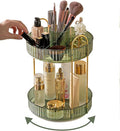 Asayuee 360 Rotating Makeup Organizer, 2 Tier Large Capacity Make Up Organizers by Asayuee