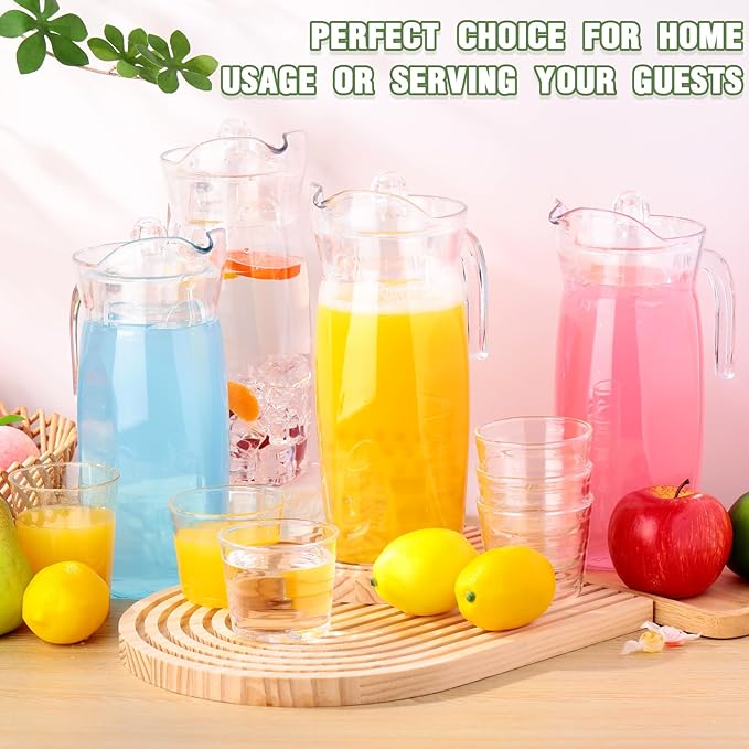 Didaey 4 Pcs Acrylic Water Pitcher - Image 5