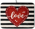 Valentine's Day Dish Drying Mat by Kwlegh