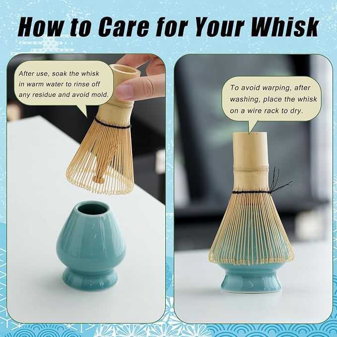 Clay&Fire Matcha Whisk Set, Ceramic Matcha Set, Matcha Bowl - Image 8