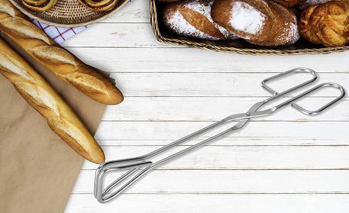 Hiash 9-Inch and 11-Inch Heavy Duty Stainless Steel Kitchen Tongs - Image 5