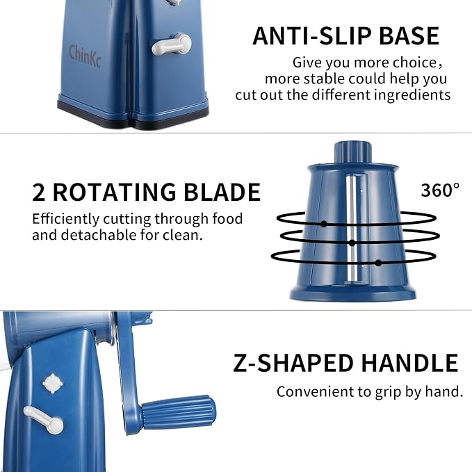 Upgrade Rotary Cheese Grater Shredder - Image 6