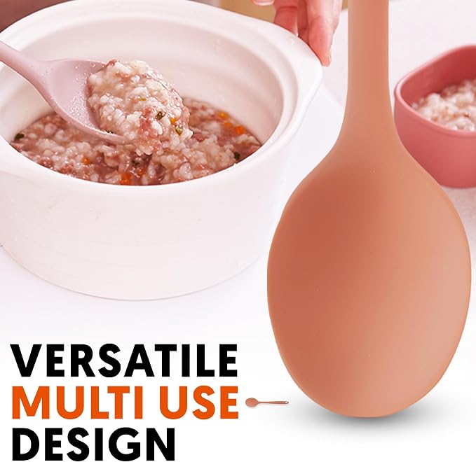 Multi Platinum Silicone Cooking Spoon - Image 3