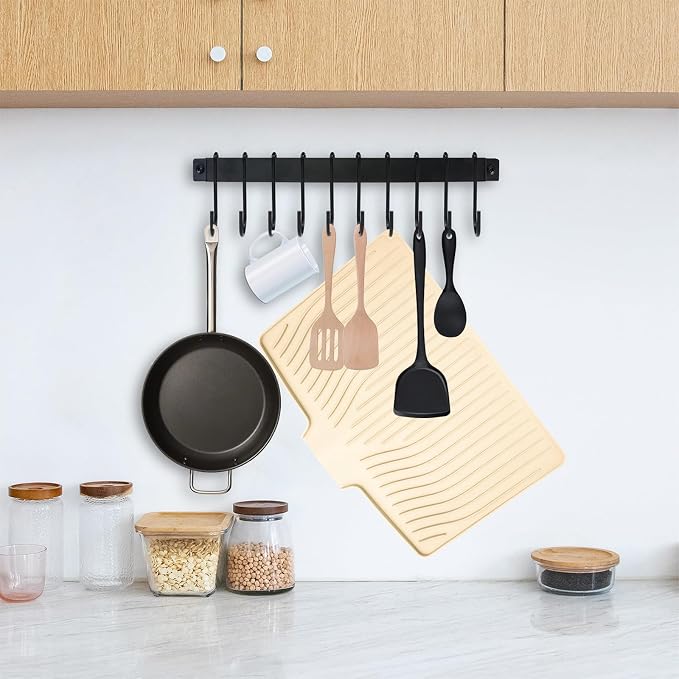 Silicone Dish Drying Mat for Kitchen Counter, Dish Drainer Mat, Non-Slip Drying - Image 6
