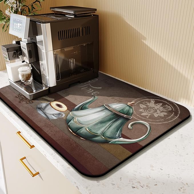Coffee Mat 23inx15in, Coffee Bar Mat - Image 2